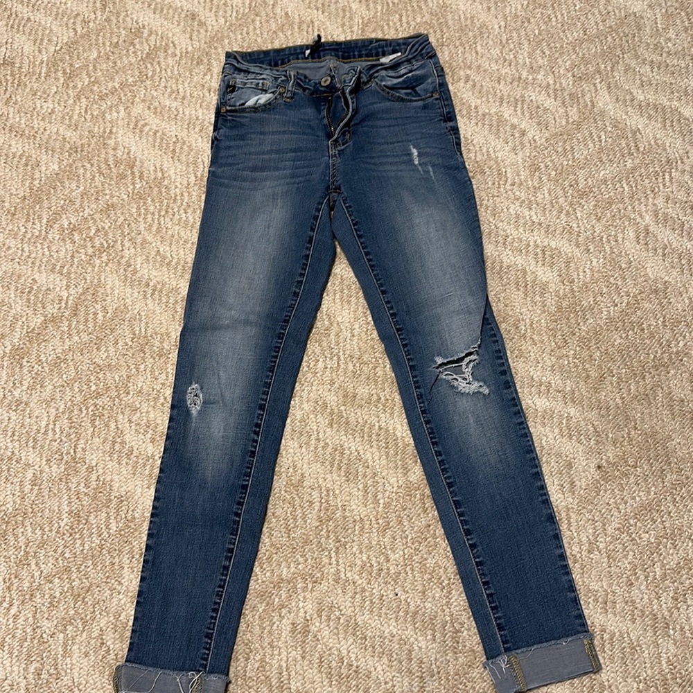 Kancan Distressed Skinny Jean